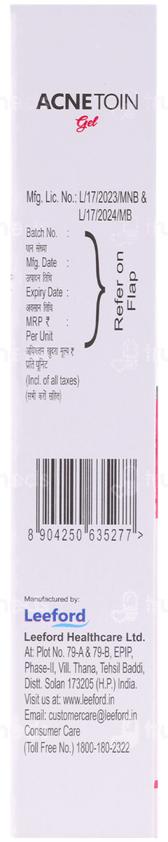 Acnetoin Gel 25Gm